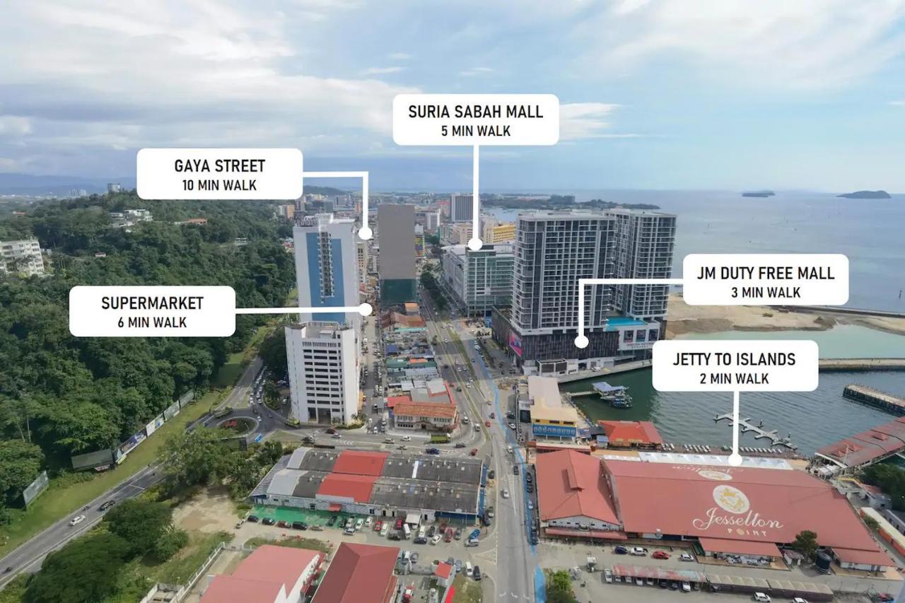 Jesselton Quay Sea View Hotel Kota Kinabalu Ngoại thất bức ảnh